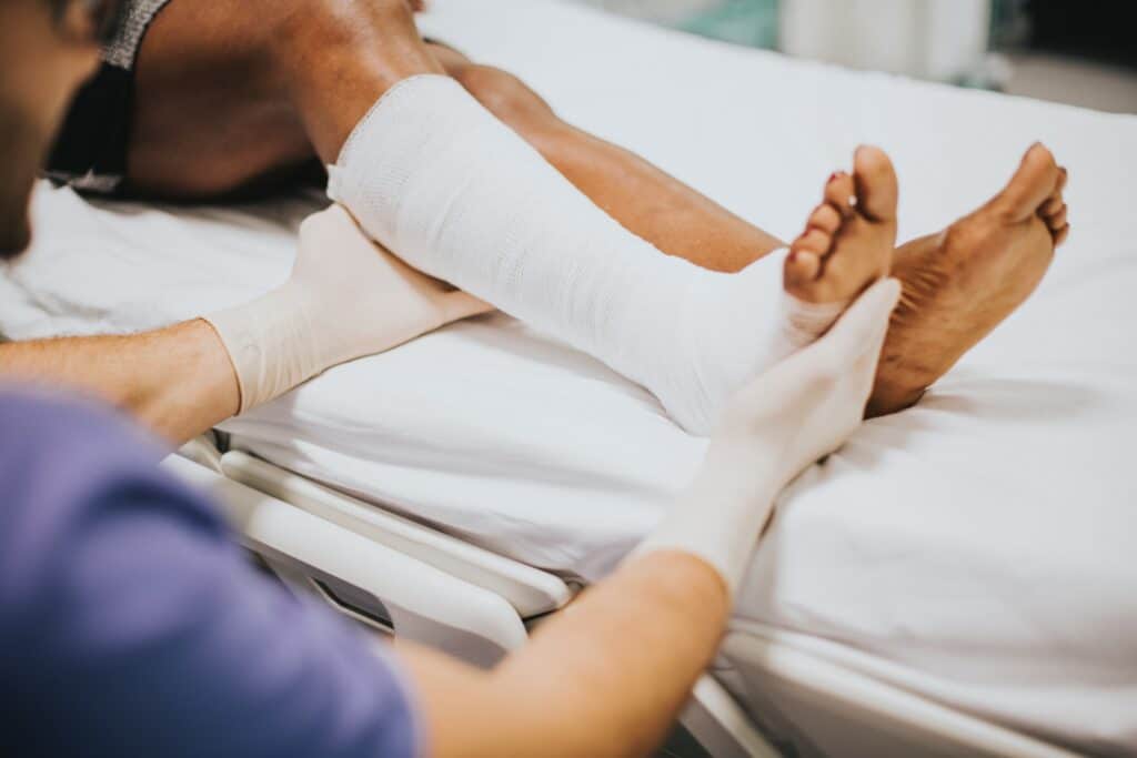 If you've been injured in a slip and fall, get medical treatment as soon as possible.